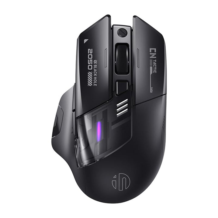 inphic A9 Explorer Bluetooth Maus, Dual-Mode Bluetooth 5.0/2.4G Maus kabellos Aufladbar, 2400 DPI, R