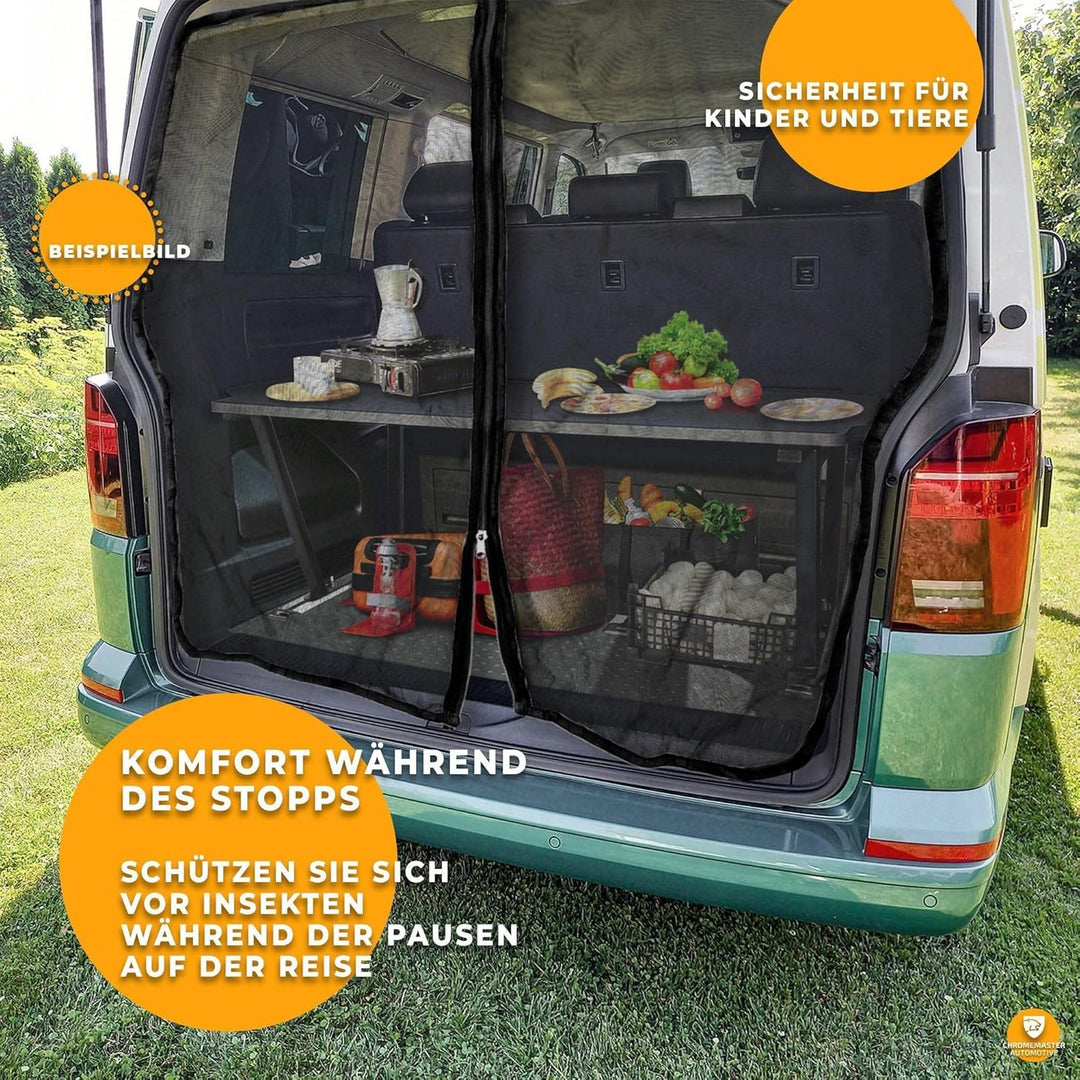 CHROMEMASTER | Magnetisches Fliegengitter für Camper, Campervan, Wohnmobil | Kompatibel mit Renault