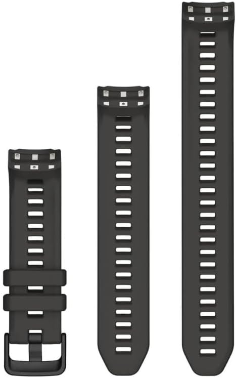 Garmin Schnellwechsel-Armband, 20mm, Silikon, Schiefergrau, passend für venu Serie (ausser S-Modelle