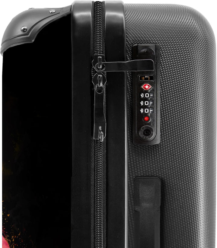 NoBoringSuitcases.com Hartschalenkoffer, Reisekoffer, Reisetasche mit Rollen, Koffer Mittelgross, Tr