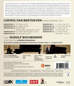 Buchbinder: Beethoven Klaviersonaten Vol. 1 (Salzburger Festspiele 2014), Blu-ray