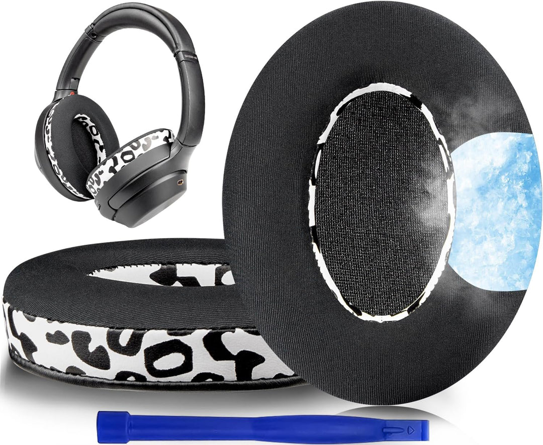 SOULWIT Kühlgel Ersatzpolster Ersatz Ohrpolster für Sony WH-1000XM3 (WH1000XM3) Over-Ear-Kopfhörer,