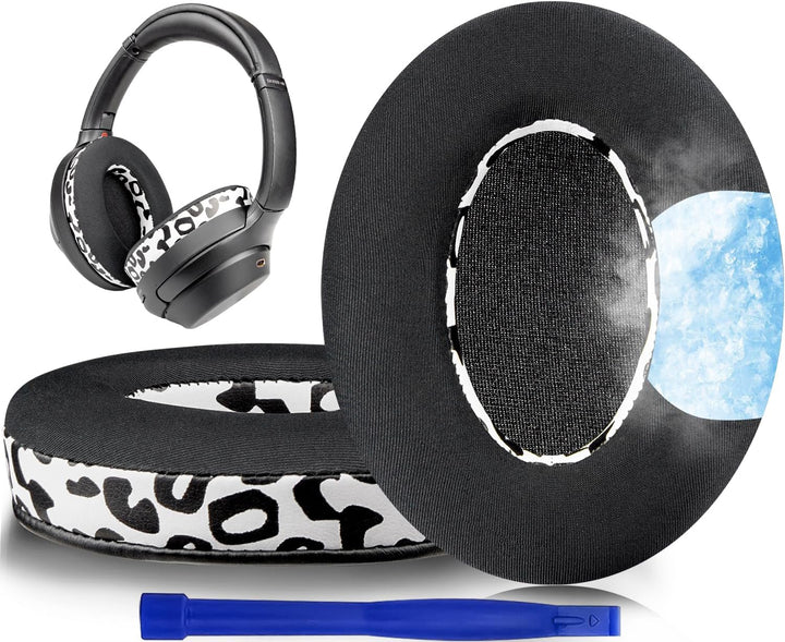 SOULWIT Kühlgel Ersatzpolster Ersatz Ohrpolster für Sony WH-1000XM3 (WH1000XM3) Over-Ear-Kopfhörer,