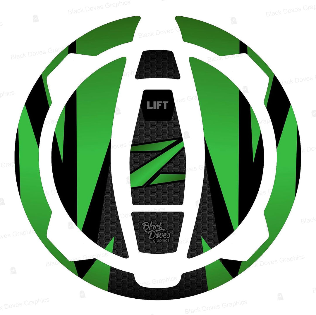 Harzaufkleber kompatibel mit Tankdeckel Motorrad Kawasaki für Modelle Z400 Z650 Z900 Ninja 400 650 V