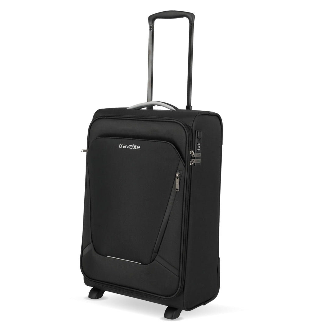 Travelite Handgepäck Trolley klein, Jetpack S Slim, Weichschale, 55x35x23 cm, leicht 2,2 kg, mit 2 R