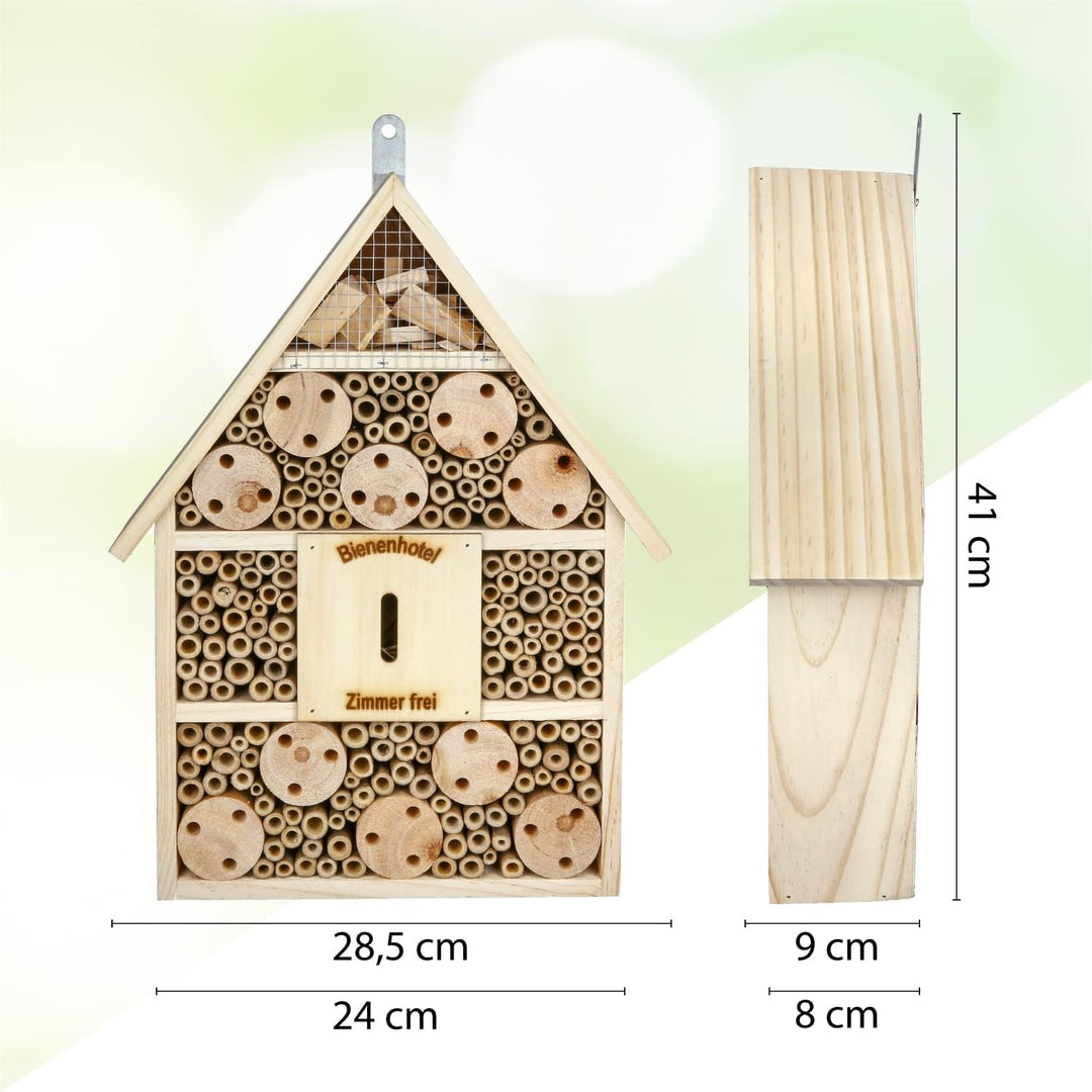 CULT at home Insektenhotel und Nistkasten Höhe 38 cm - Schmetterlingshaus Marienkäferhotel Bienenhot