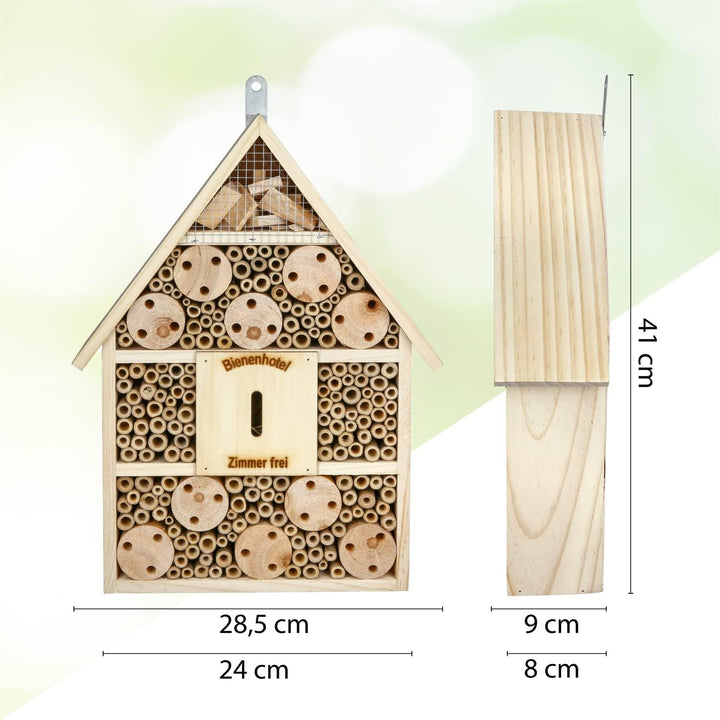 CULT at home Insektenhotel und Nistkasten Höhe 38 cm - Schmetterlingshaus Marienkäferhotel Bienenhot