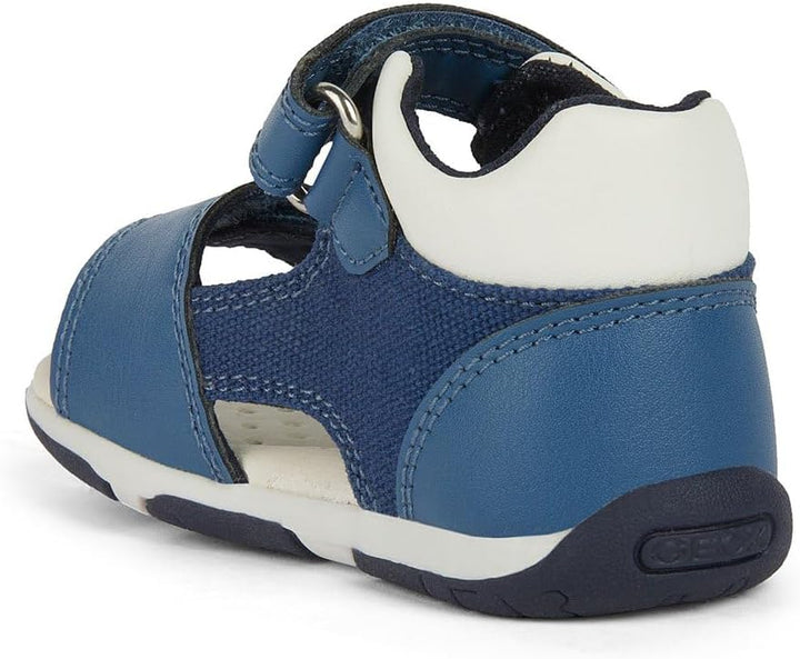 Geox Baby-Mädchen B Sandal Tapuz Girl Erste Schritte 21 EU Avio Dk Yellow, 21 EU Avio Dk Yellow