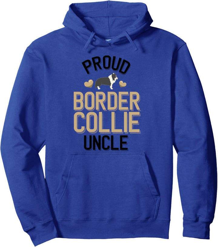 Border Collie Uncle Pullover Hoodie