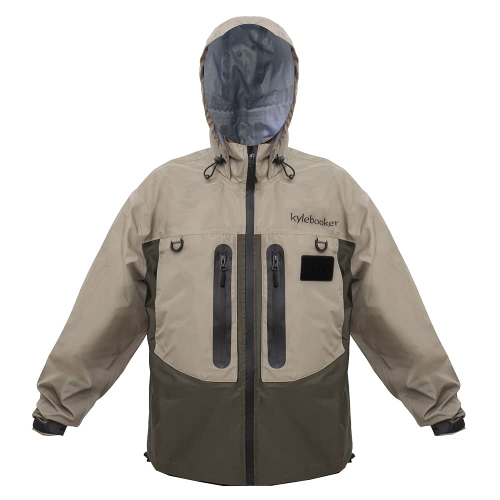 Kylebooker Fliegenfischen Waten Jacke Outdoor-Aktivitäten wasserdicht Wader Jacken für Männer und Fr