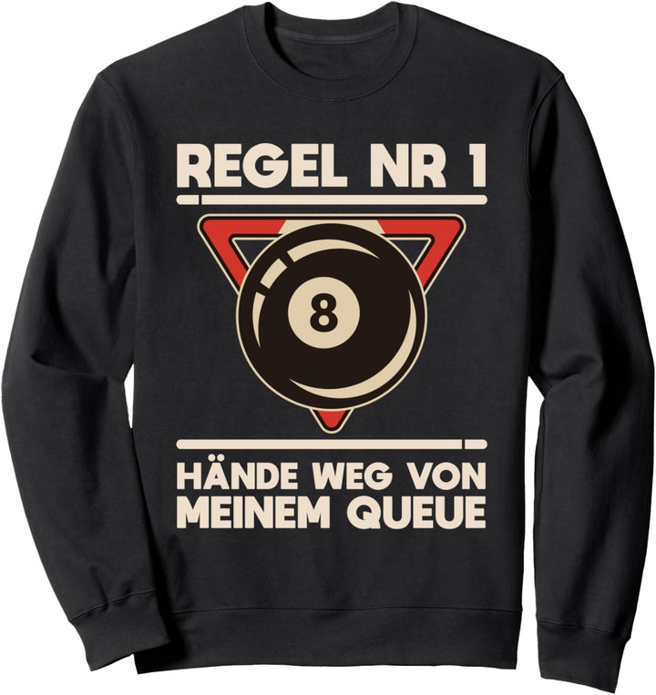 Billard Pool Spieler Geschenk I 8-Ball Billiards Sweatshirt
