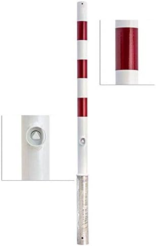 ABSPERRPFOSTEN rund aus Stahlrohr ø 60x2,5mm, mit 1 Öse, herausnehmbar, mit Dreikantverschluss