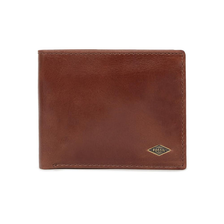 Fossil Herren Reisepasshülle Ryan aus Leder 12,4 cm L x 0,5 cm B x 8,9 cm H Braun, Braun
