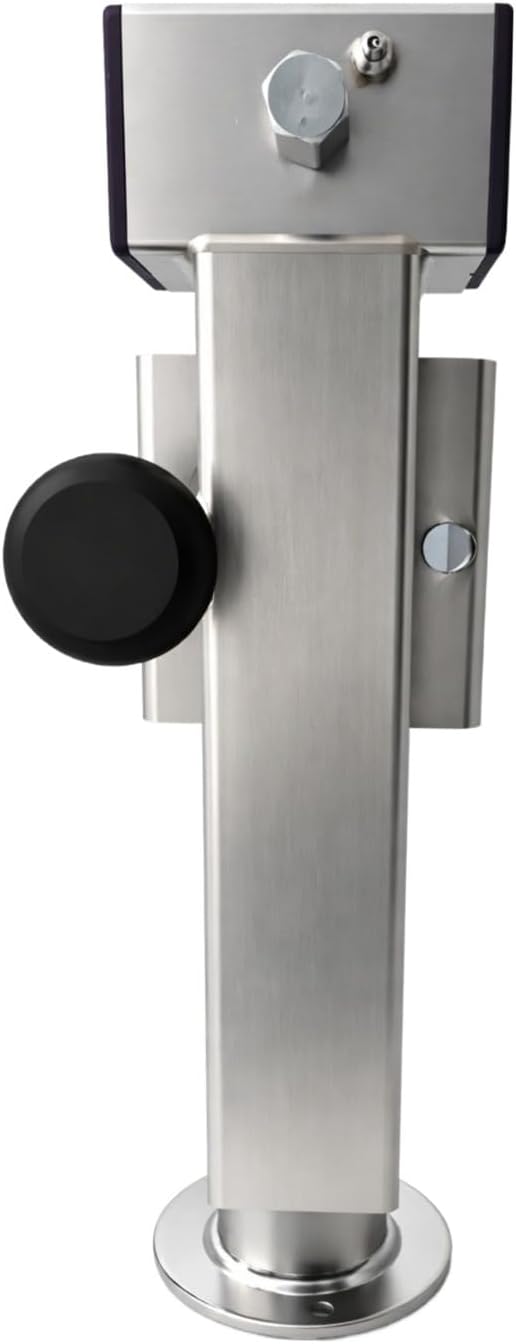 Preiswert & Gut 2X Anhänger Stützen Höhenverstellbar 410–655mm - Anhängerstütze Stahlrohr 60x60mm, k