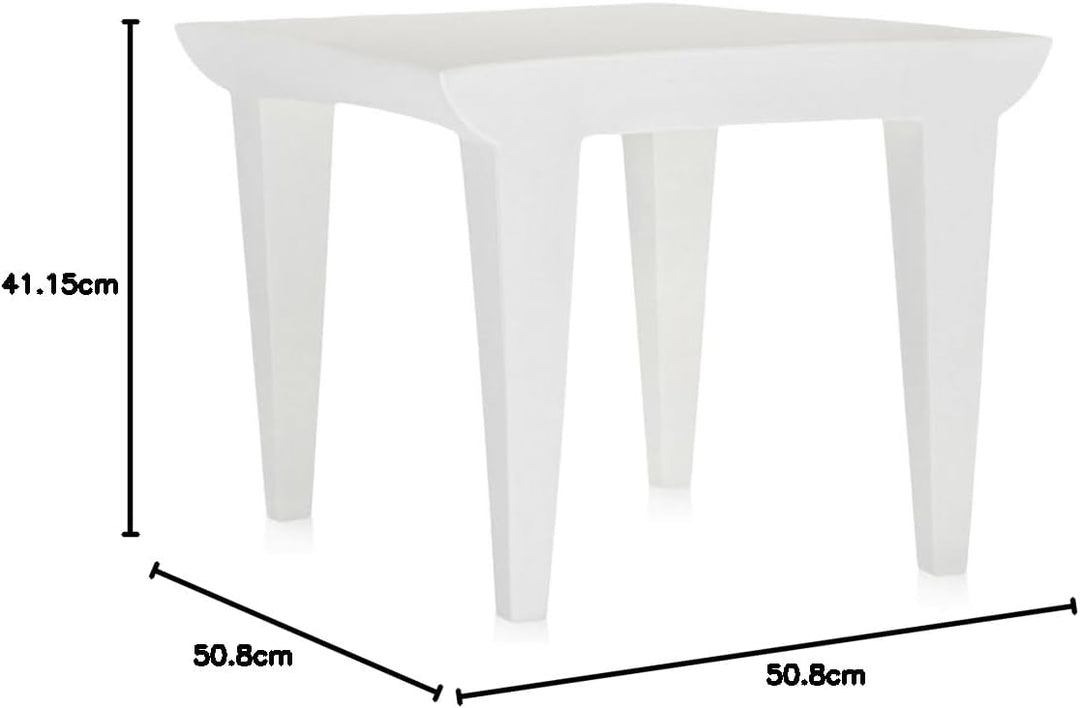 Kartell Bubble Club, Tisch, Weiss