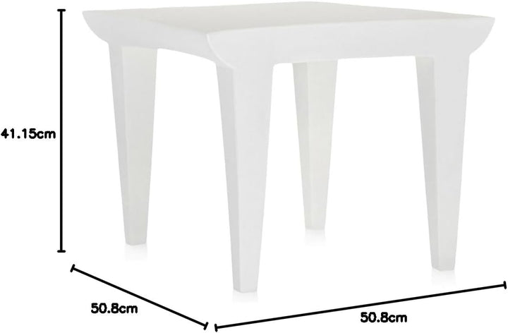 Kartell Bubble Club, Tisch, Weiss