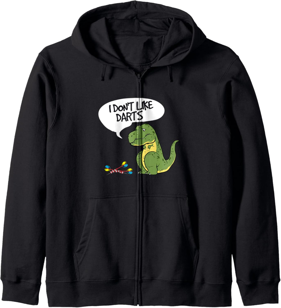 Trex mag kein Dart Geschenk für einen Dartspieler Kapuzenjacke