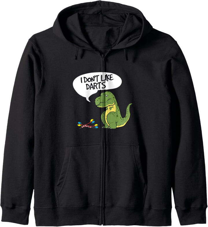 Trex mag kein Dart Geschenk für einen Dartspieler Kapuzenjacke