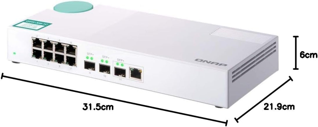 Qnap QSW-308-1C Switch 8PORT 1GBPS