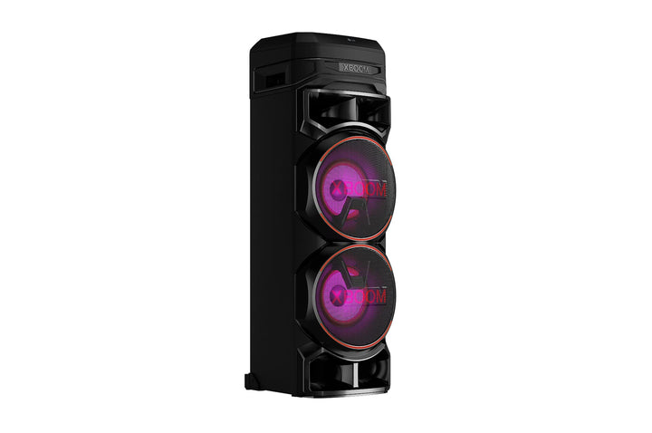 LG XBOOM RNC9, 2-Wege-Soundsystem mit 4 Lautsprechern (Dolby Audio, Karaoke- & DJ-Funktionen, Beleuc