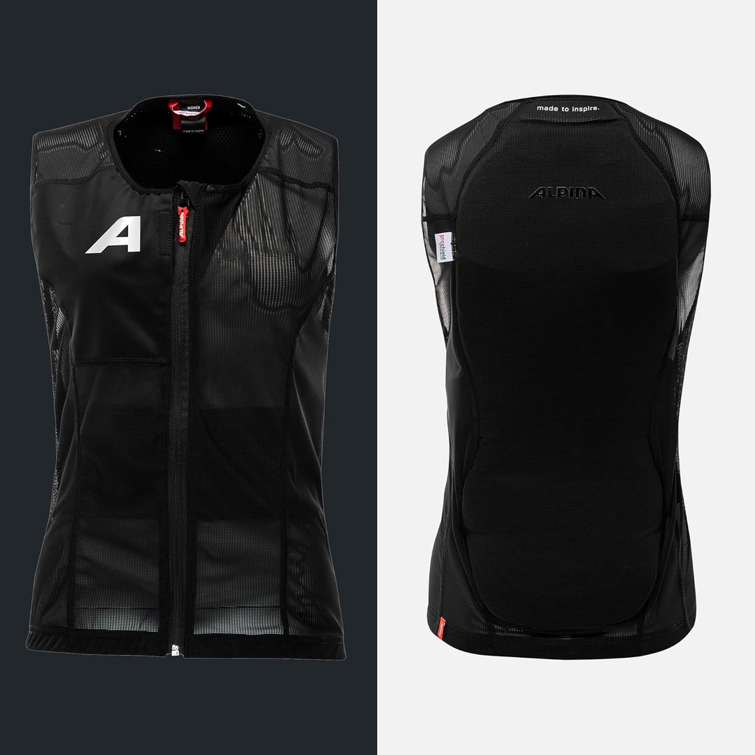 ALPINA PROSHIELD WOMEN VEST - Flexibler, Atmungsaktiver &amp; Individuell Einstellbarer Rückenprotektor
