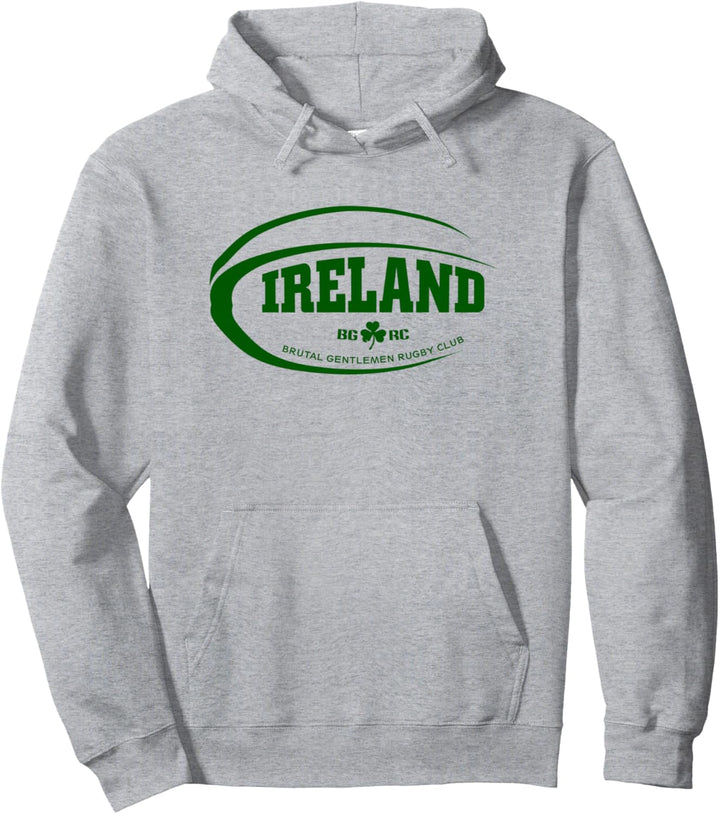 Brutal Gentlemen Rugby Club Ireland Football Icon Pullover Hoodie