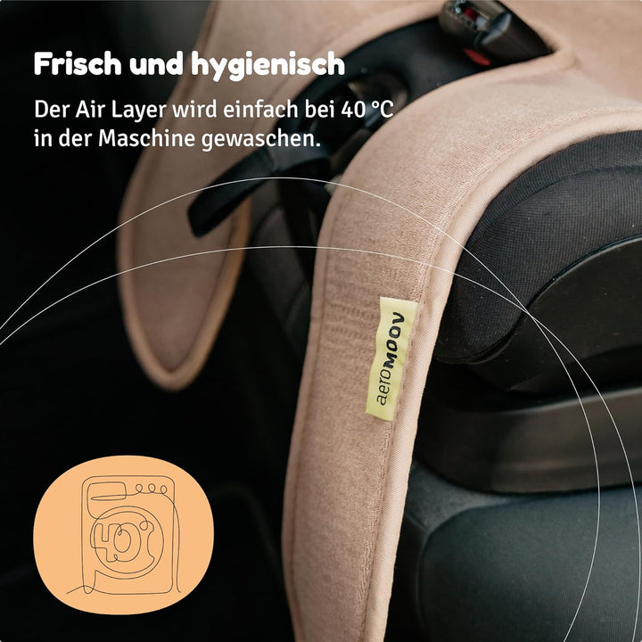 Aeromoov - Baby Sitzauflage Air Layer - Einlage Für Autositz oder Kinderwagen - Gruppe 2/3 mit Beine