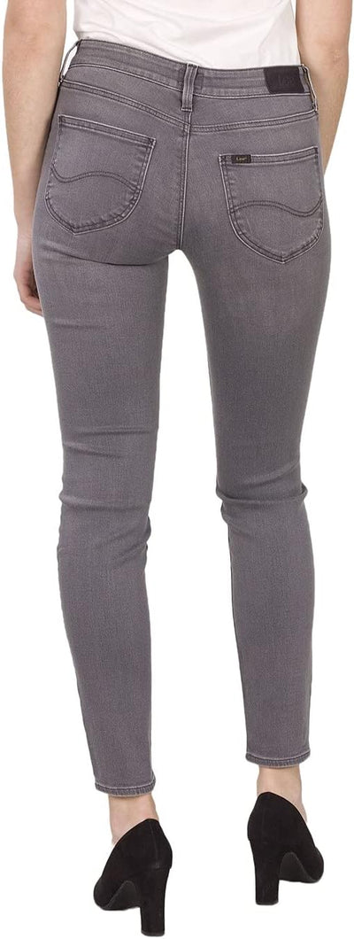 Lee Damen Jeanshose Scarlet Skinny Gunmetal Grau (W31/L33)