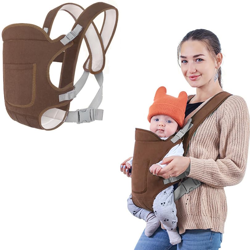 babytrage Neugeborene Ab Geburt, Tragetuch Baby Neugeboren, 4-in-1 Babytrage mit 4 Tragepositionen,