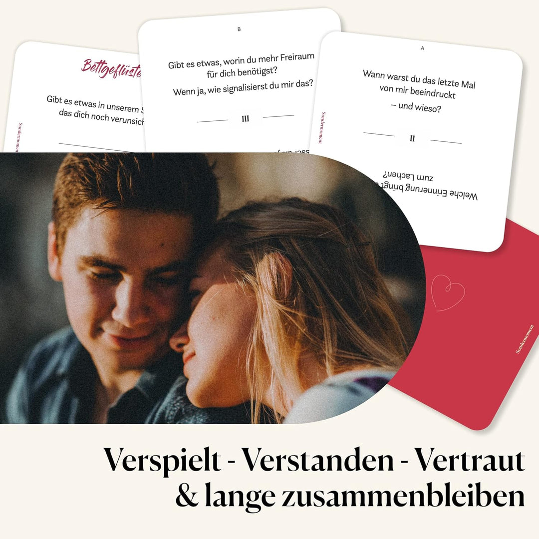 Sondermoment Love Edition - Das Paar-Spiel für besondere Momente, mehr Vertrauen und Liebe | Edles T
