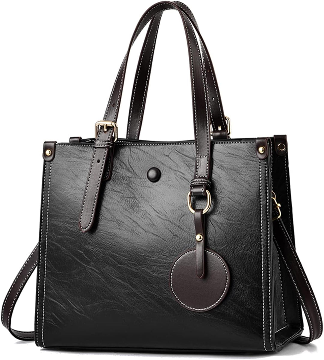 FANDARE Damen Handtasche Tote Beutel Umhängetaschen PU-Leder Schultertasche Tragetasche Multifunktio