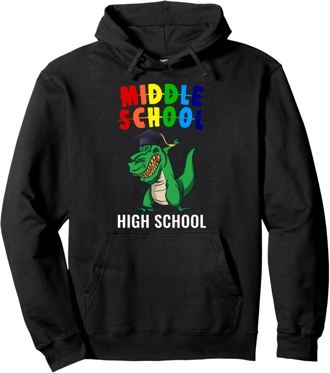 Middle School High School Dinosaurier Pullover Hoodie