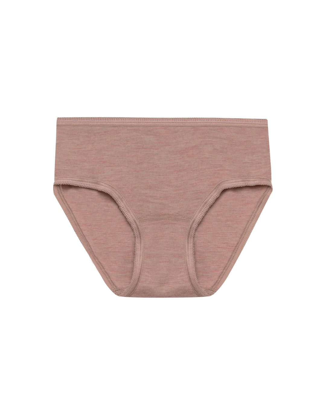 Dilling Midi Slip aus 100% natürlicher Merinowolle für Damen 34 Blusher-melange, 34 Blusher-melange