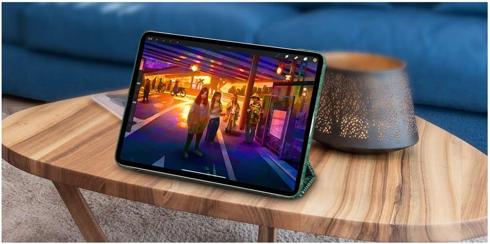Haobobro Lenticular Prints Case - Hülle für iPad 2022 (10. Generation) 10,9 Zoll - Handgefertigtes C