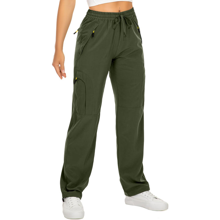 yeyity Wanderhose Damen Leichter Quick Dry Outdoorhose Atmungsaktiv Cargohose UV-Schutz Trekkinghose