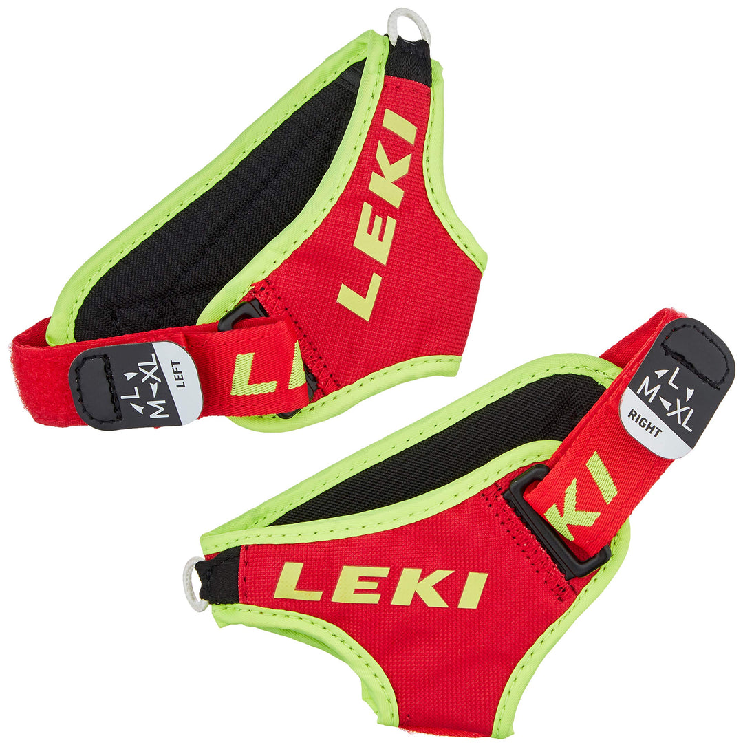 LEKI Trigger S Vario Schlaufe S-M-L bright red-neonyellow, S-M-L bright red-neonyellow