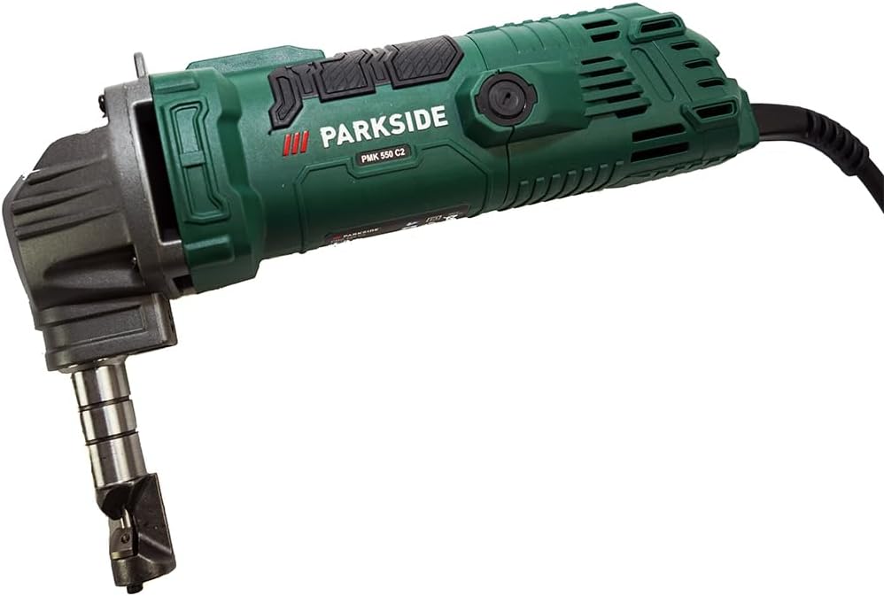 HEADNMORE® Bundle - 1x PARKSIDE® Knabber/Nibbler/Blechknabber PMK 550 C2, 550 W + 1x HEADNMORE® Schl