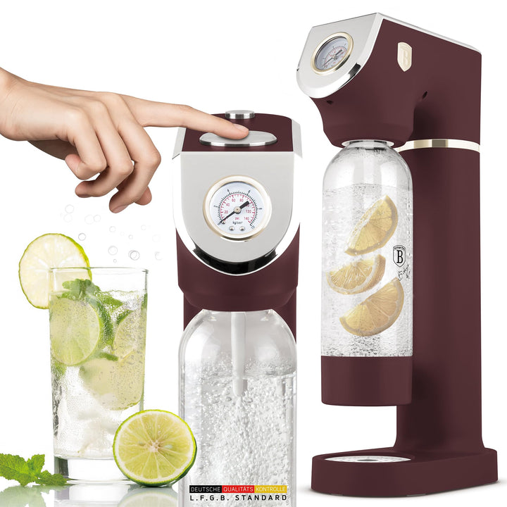 BERLINGER HAUS Sodaar Sodaar Sodaar Soda Maker + 2 Flaschen, Leonardo Collection | Umweltfreundlich