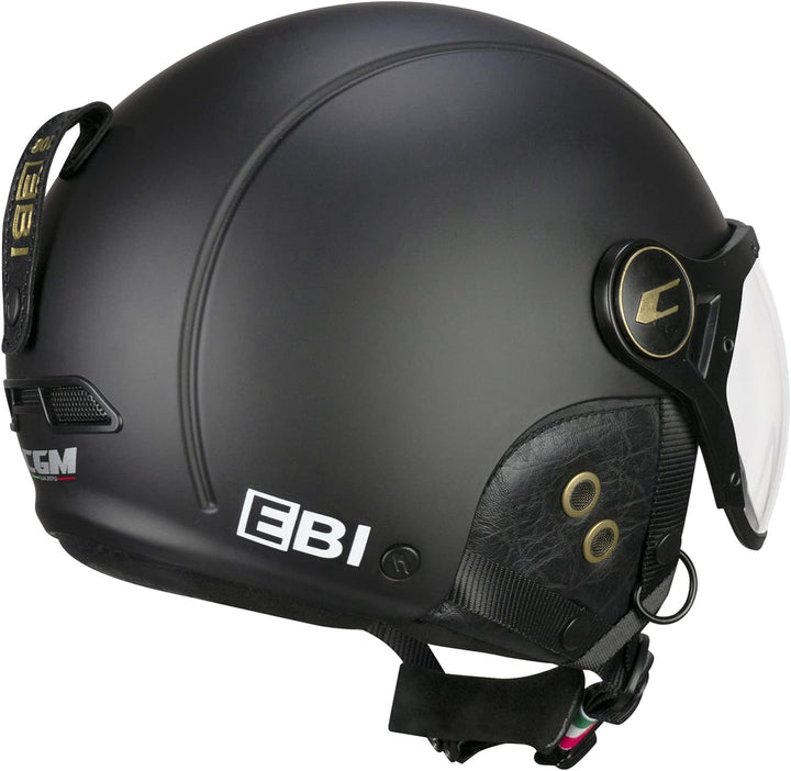 CGM Unisex – Erwachsene EBI skihelm, Mattschwarz, XL (60cm)