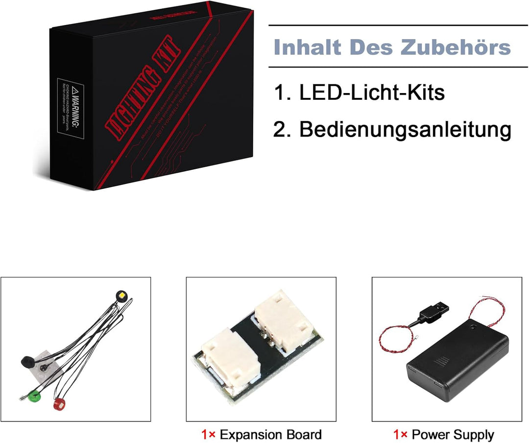BrickBling Led Licht Set für Lego 21189 Minecraft Das Skelettverlies Spielzeug Set (Kein Lego-Modell