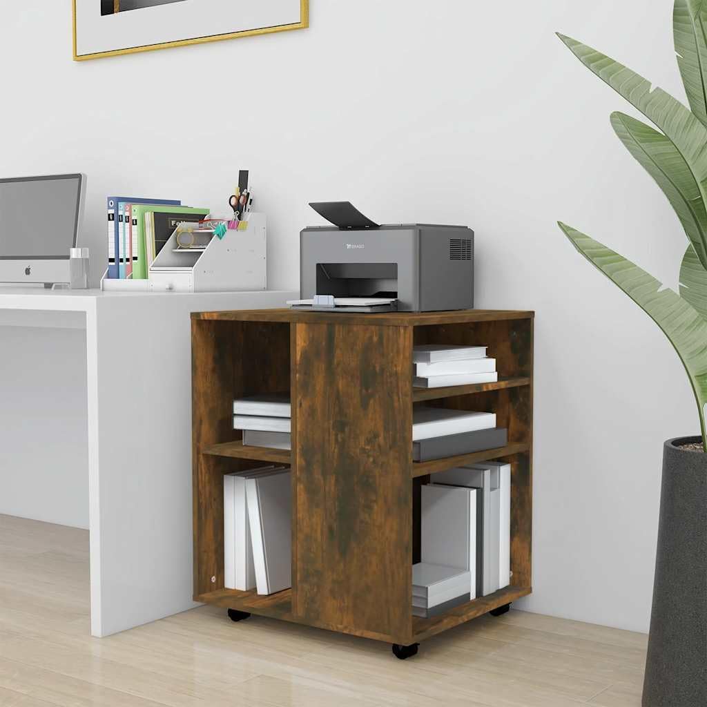 vidaXL Rollschrank, Rollcontainer mit viel Stauraum, Aktenschrank mit Rollen, Büroschrank Bürocontai