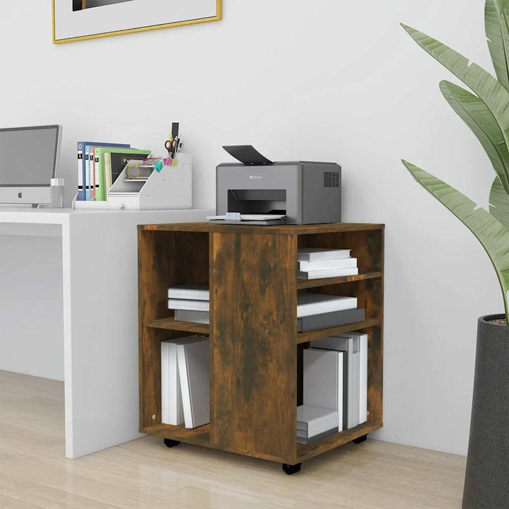 vidaXL Rollschrank, Rollcontainer mit viel Stauraum, Aktenschrank mit Rollen, Büroschrank Bürocontai