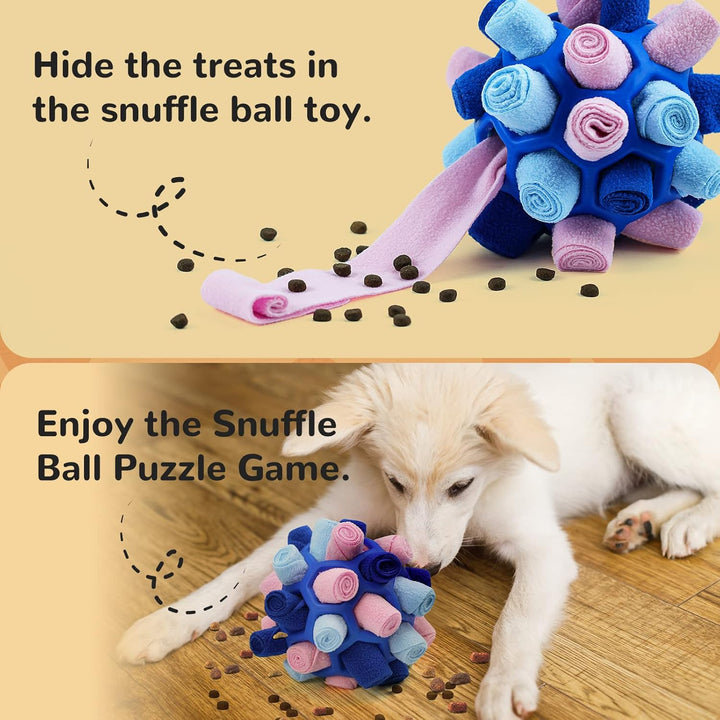 Schnüffelball für Hunde, Schnüffelteppich Schnüffelspielzeug Interaktive Hundespielzeug tragbarer Ha