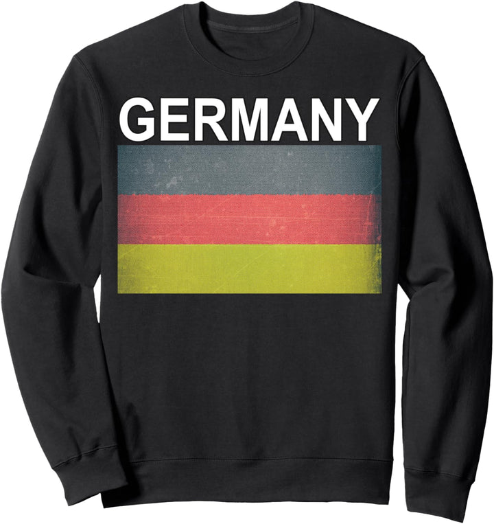 Deutschland Flagge Künstlerische Nationalreise oder Expats Sweatshirt