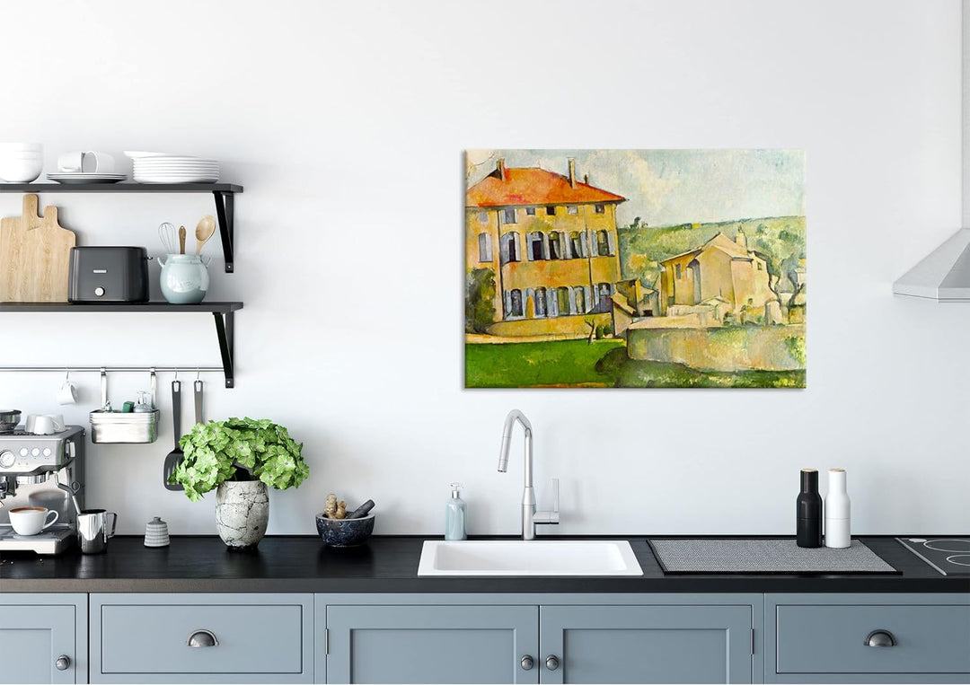 Pixxprint Glasbild | Wandbild aus Echtglas | Franz Marc - Fuchs | 60x40 cm | inkl. Aufhängung und Ab