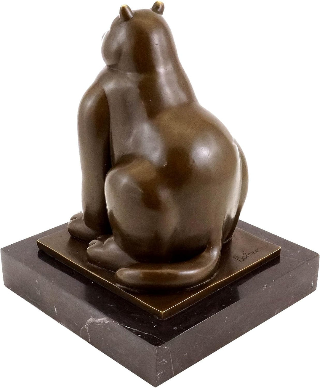 Kunst & Ambiente - Fernando Botero - Fat Cat/Fette Katze - Bronzeskulptur - signiert - Statuen onlin