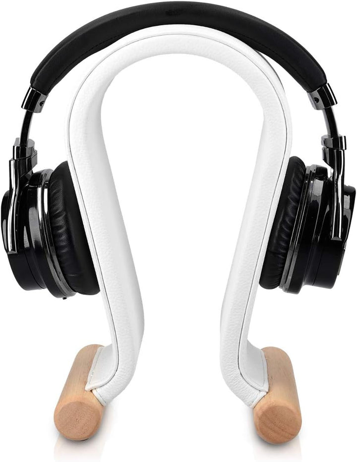 Navaris Universal Kopfhörerständer mit Kunstleder Bezug - Kopfhörer Halter Gaming Headset Halterung