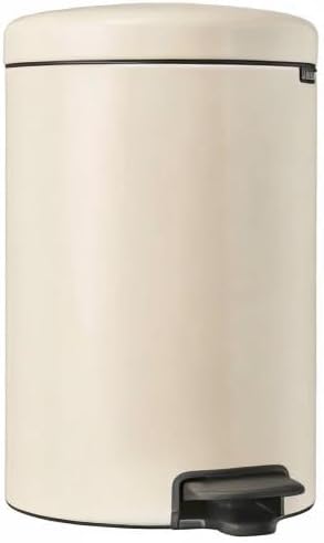 Brabantia - NewIcon Treteimer 20L - Medium Abfalleimer für Küche oder Schlafzimmer - Sanft Schliesse