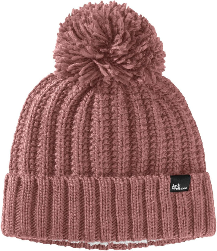 Jack Wolfskin Damen Highloft Knit W Beanie-Mütze, afterglow