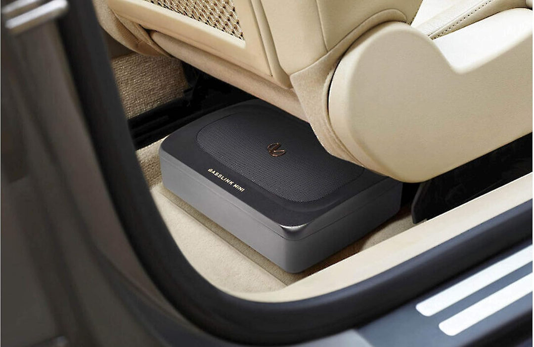 Infinity Basslink Mini - Powered 6x8 Untersitz-Subwoofer - Titan